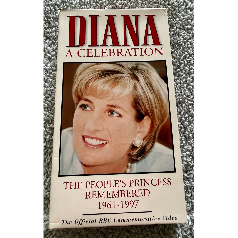 BBC Diana A Celebration VHS OS Good Princess Diana Documentary 1997